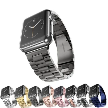 

apple 3 42mm 38mm para iwatch 3 2 1 de Acero Inoxidable reloj de pulsera Correa de la venda de la pulsera correa