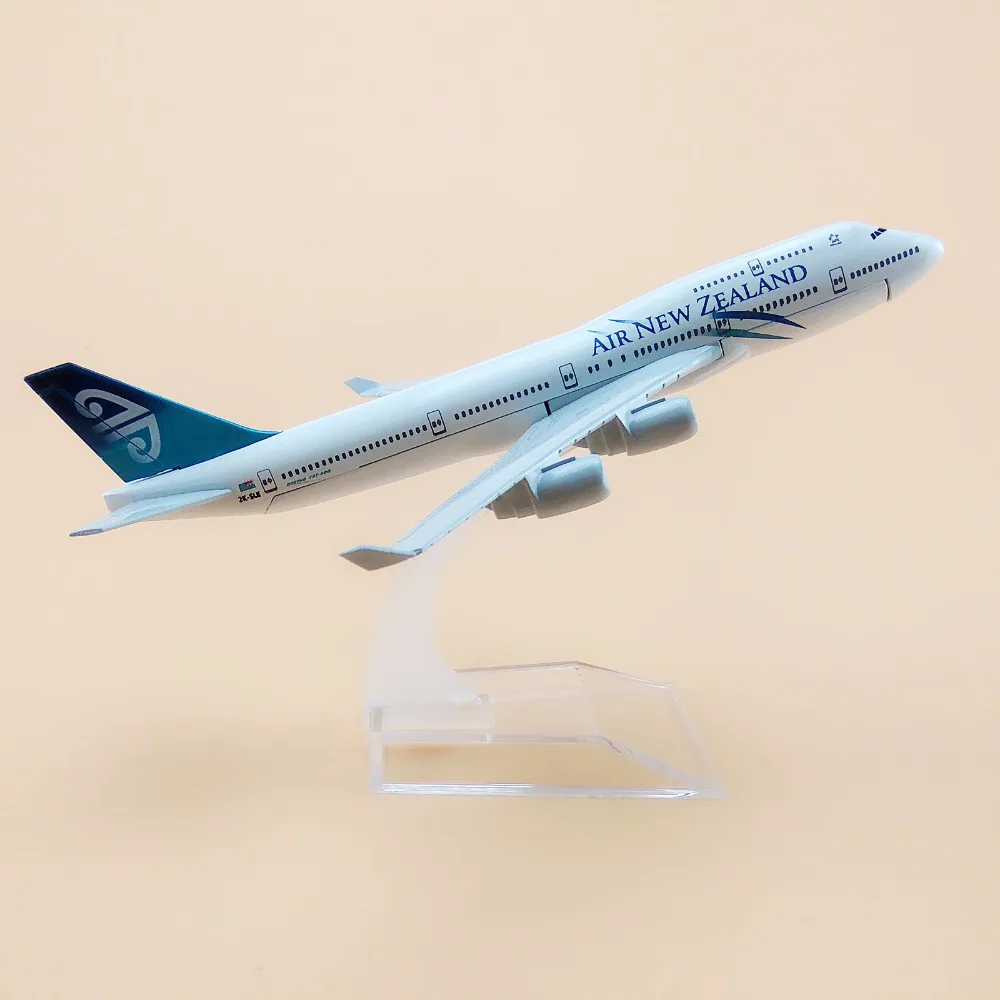 16cm Alloy Metal Airplane Model Air New Zealand B747 Airlines Aircraft Boeing 747 400 Airways