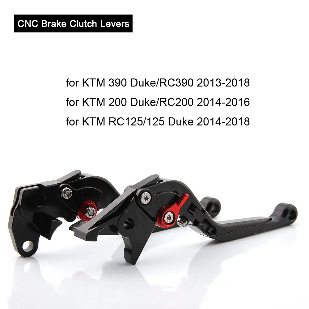 CNC рычаги для KTM 390 200 125 Duke RC125 RC390 RC200 мотоциклетные Регулируемые складные