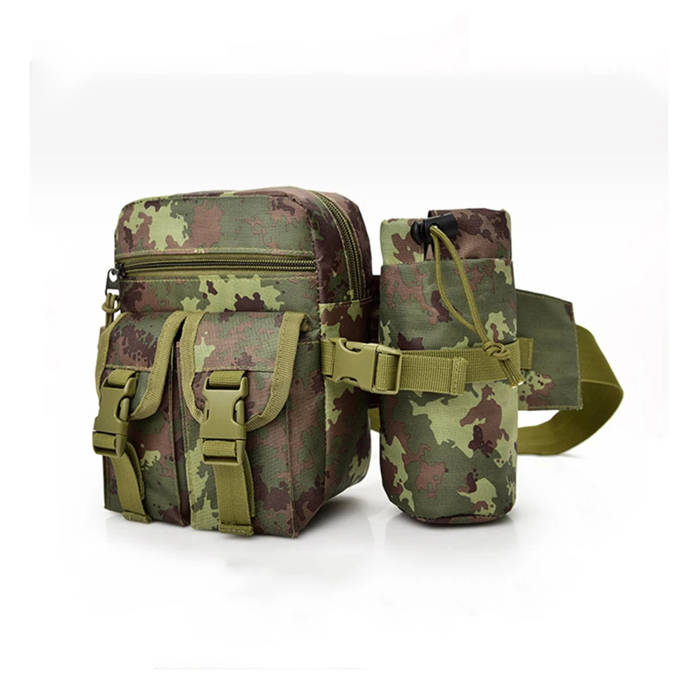 Модная сумка на пояс хип-хоп тактическая Мужская поясная сумка летняя новая Повседневный пенал Форма нейлон армейский зеленый цвет
