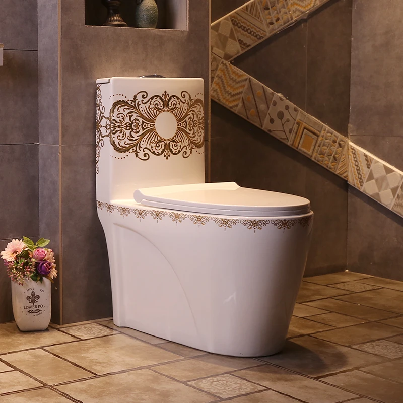 Feng Dance Nine Rainbow Suction American Art Toilet Domestic Ordinary