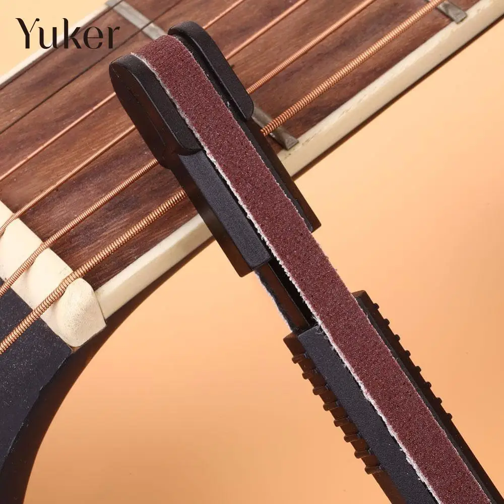 La Guitarra de nivel de acero lijado palo archivo Luthier herramienta palo lijado cinturones Guitarra te preocupes herramientas de reparación de Guitarra accesorio