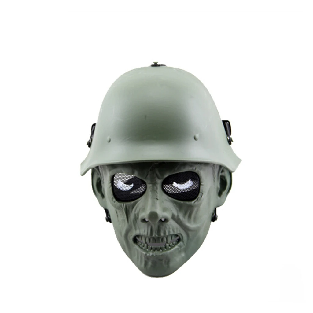 На открытом воздухе Охота Cs маска wargame маска Хэллоуин призрак полный уход за кожей лица кости черепа Airsoft Пейнтбол Маска - Цвет: D