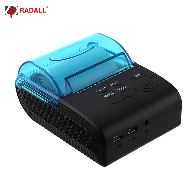 

RADALL 58mm Bluetooth Thermal Receipt Printer for Android and IOS Portable Mini receipt printer Mobile POS Printer RD-1805DD