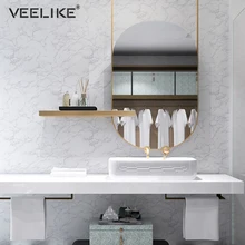 1 м самоклеющиеся мраморные однотонные обои виниловые ПВХ водонепроницаемый декор для ванной комнаты Стикеры для гостиной рабочего стола отремонтированные наклейки