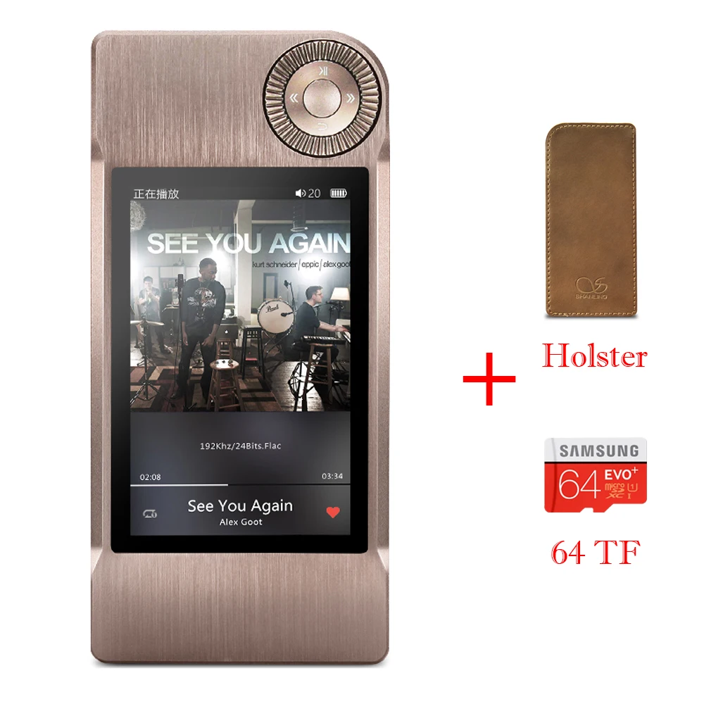SHANLING M5 Case+TF Portable Hifi Lossless DSD FLAC MP3 Music Player 192KHz/32Bit AK4490 AD8610 MUSE8920 Support DSD64/DSD128 audio-player : image SHANLING M5 Case+TF Portable Hifi Lossless DSD FLAC MP3 Music Player 192KHz/32Bit AK4490 AD8610 MUSE8920 Support DSD64/DSD128 audio-player