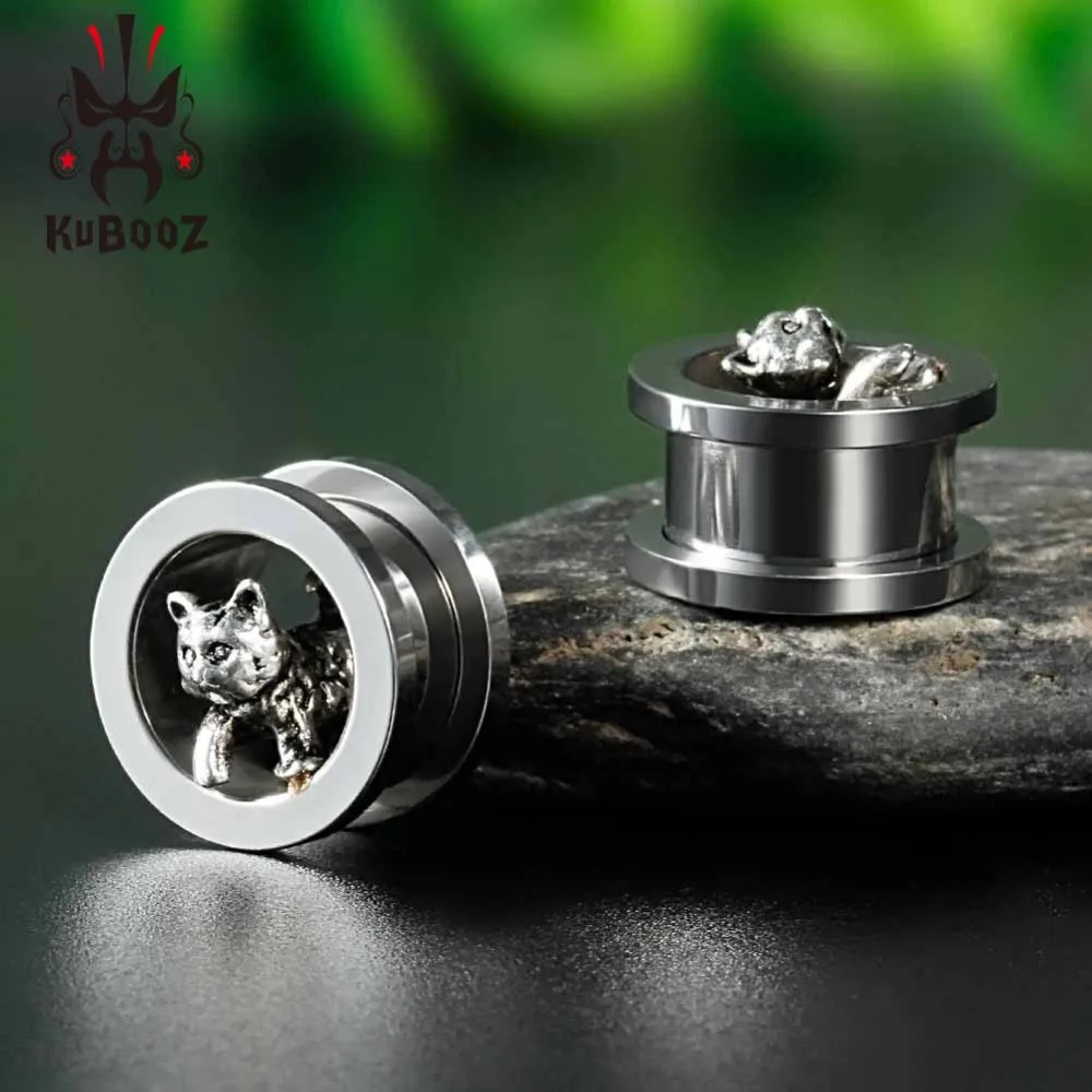 KUBOOZ steel ear plugs tunnels