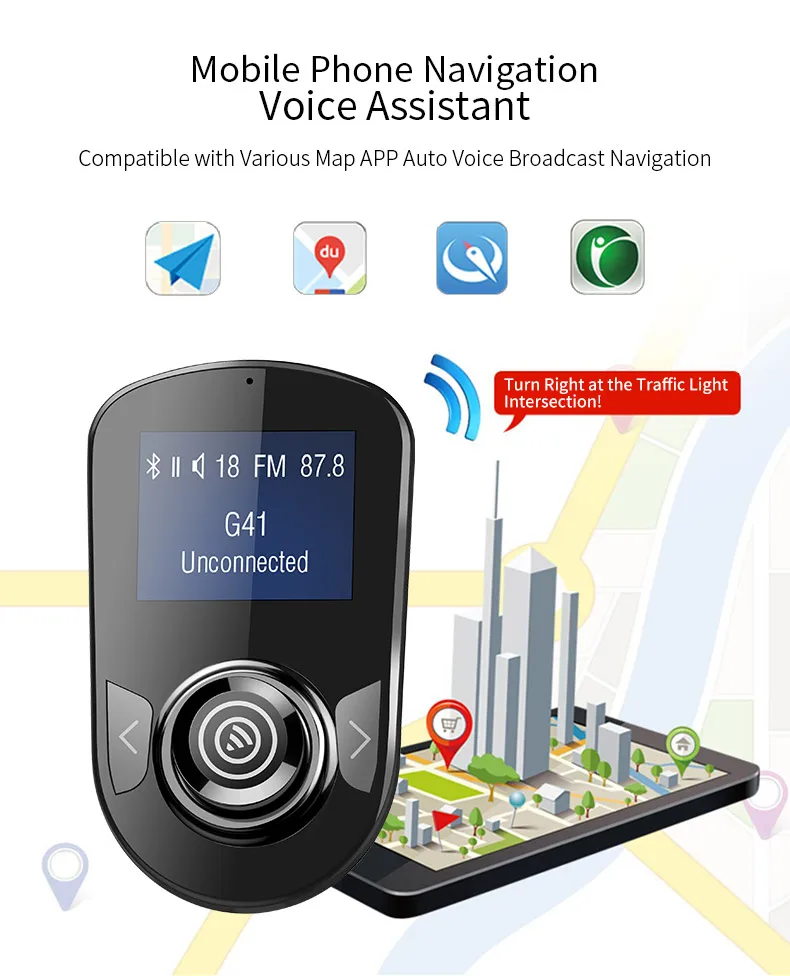 Автомобильный Bluetooth fm-передатчик беспроводной радио адаптер fm-модулятор громкой связи музыкальный mp3-плеер аудио USB зарядное устройство автомобильные аксессуары