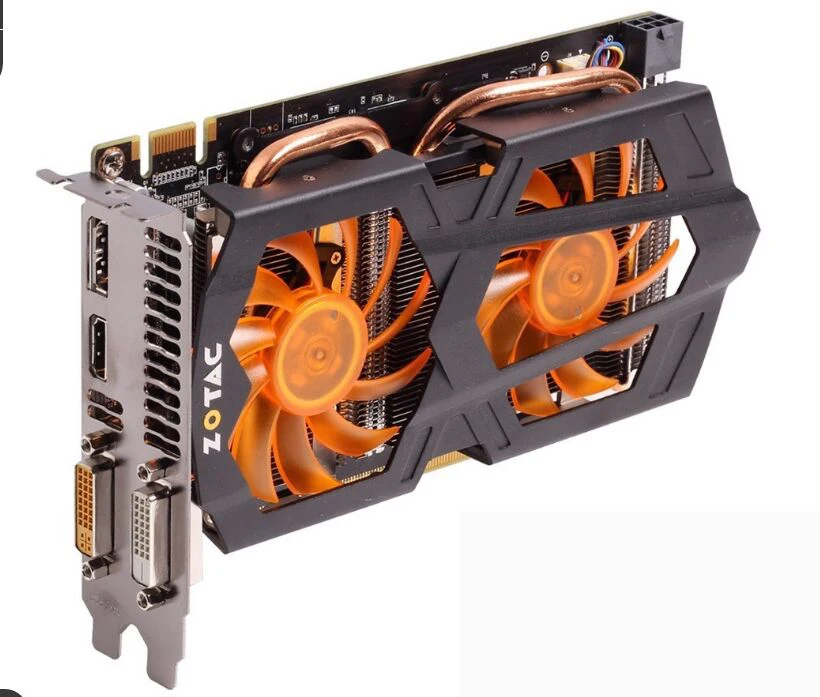 Видеокарта ZOTAC GeForce GTX 650Ti Boost 2GD5 192bit GDDR5 видеокарты для nVIDIA GTX 650 Ti 2G 2GB Hdmi 750ti 750 1050ti