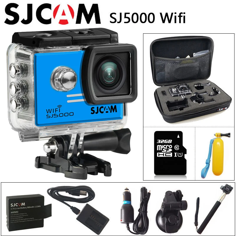SJCAM SJ5000X Elite WiFi 4K 24fps 2K30fps Gyro Sports DV Waterproof Action Camera Extra 1pcs Battery