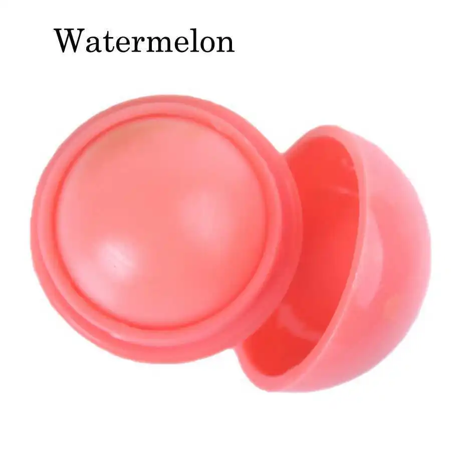 AddFavor, 6 шт., милый круглый бальзам для губ, бальзам для губ с фруктовым вкусом, набор для губ, натуральный увлажняющий бальзам для ухода за губами, помада, инструменты для макияжа - Цвет: Watermelon