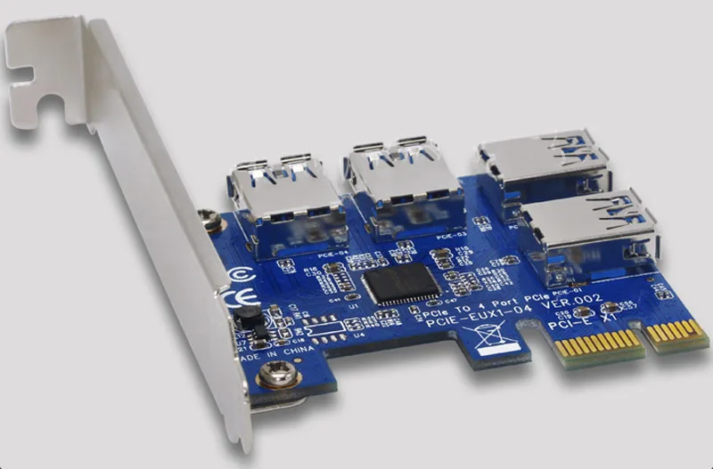 10 компл./лот PCI E 1 4 2 Express 1X переключатель мультипликатор концентратор Riser Card