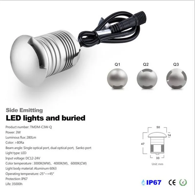 Led Underground Light Outdoor Landscape Lighting Recessed Spot Outdoor Landscape Lighting Recessed