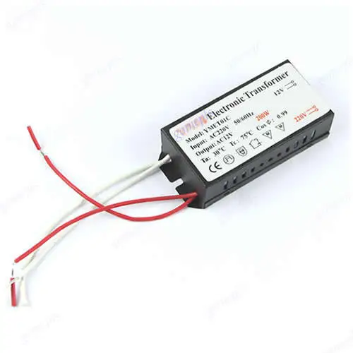 

Y016" Drop Shipping 200W Electronic Transformer 220V - 12V Halogen Light Bulb Lamp Power Supply Driver for LED