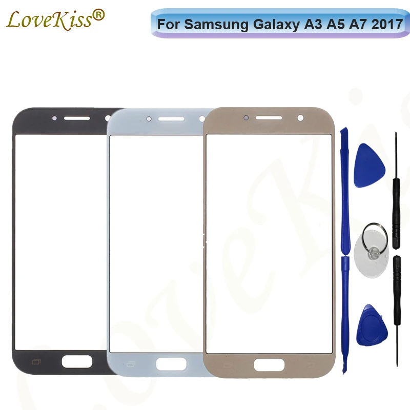 

Front Panel For Samsung Galaxy A3 A5 A7 2017 A320 A520 A720 Touch Screen Sensor LCD Display Digitizer Glass TP Cover Replacement