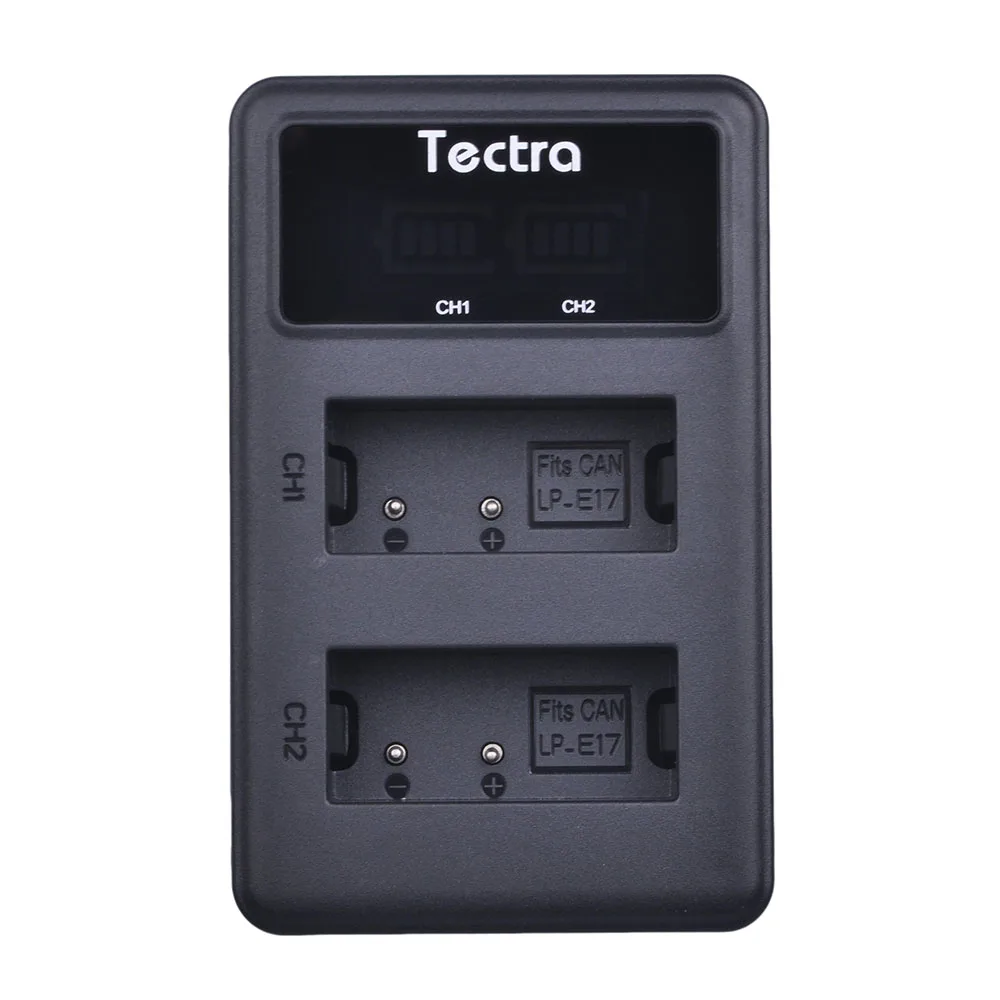 Tectra 3 шт. LP-E17 Батарея+ светодиодный дисплей USB Dual Зарядное устройство для цифровой однообъективной зеркальной камеры Canon EOS 200D M3 750D 760D 800D T6i T6s 8000D поцелуй X8i