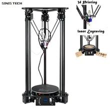 SinisT1 Delta 3D Printer 3D DIY Printer Kit Printing Size 180*320MM Cheap Machine Box Easy to Assemble Ship from Czech Republic