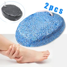 2 шт натуральная пемза камень для ног чистая кожа шлифовка мозолей Уход за ногами Массаж чистая омертвевшая жесткая кожа