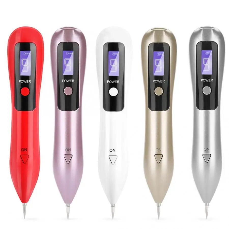 

Machine Portable LCD Dot Mole Freckle Spot Tattoo Removal Pen Beauty Skin Machine Skin Vacuum