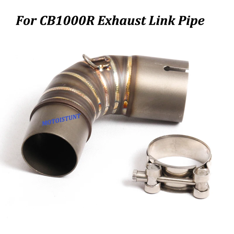 For Honda CB1000R Motorcycle Exhaust Escape Muffler Modified Middle Conncetion Link Pipe Slip on 2010-2015 - Image 2