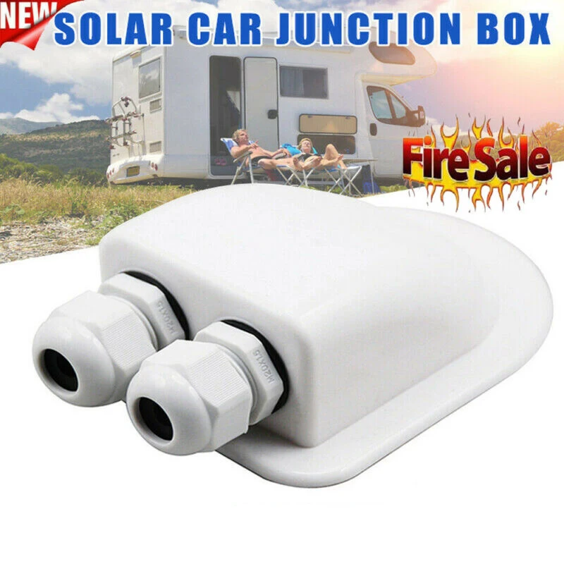

Roof Gland 2Cable Entry for Solar Satellite Aerial Aircon Motorhome Caravan Boat