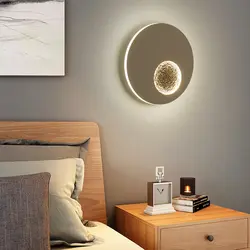 Новый 13 Вт светодиодный настенный светильник AC85-265V алюминиевый современный простой в форме Луны спальня освещение в помещении столовая