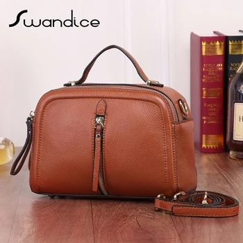 

100% Natural Real Genuine Cow Leather Tassel Crossbody Messenger Shoulder Bags Handbags 2020 Women Female Ladies Skin Casual