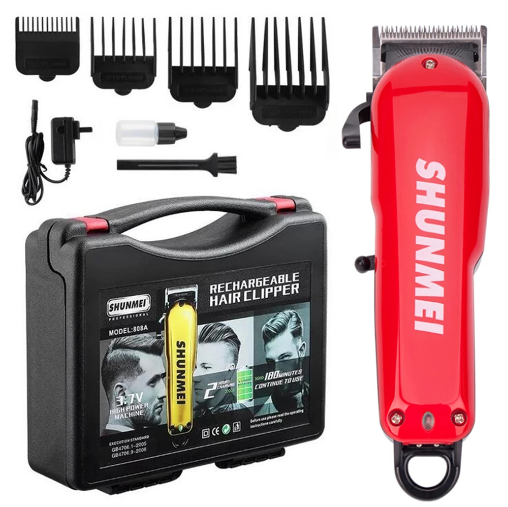 

Professional HairClipper Rechargeable Hair Trimmer Men Beard Razor Electric Mower Hair Cutting Machine Haircut Length Adjustable