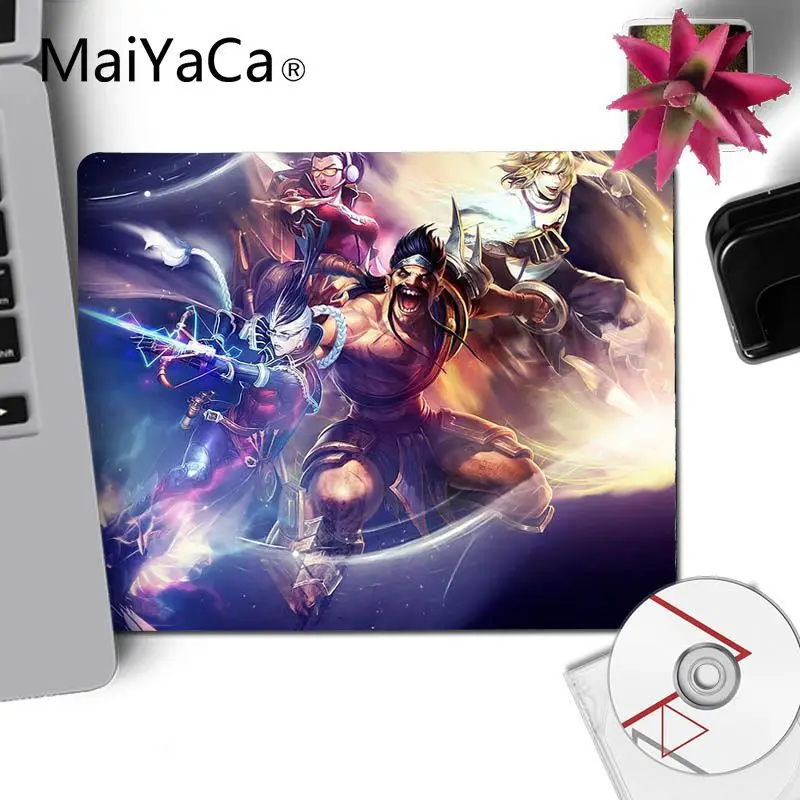Игровой коврик для мыши MaiYaCa, дизайн, силиконовый коврик для мышки, прочный резиновый коврик для мыши - Цвет: No LockEdge 18x22cm