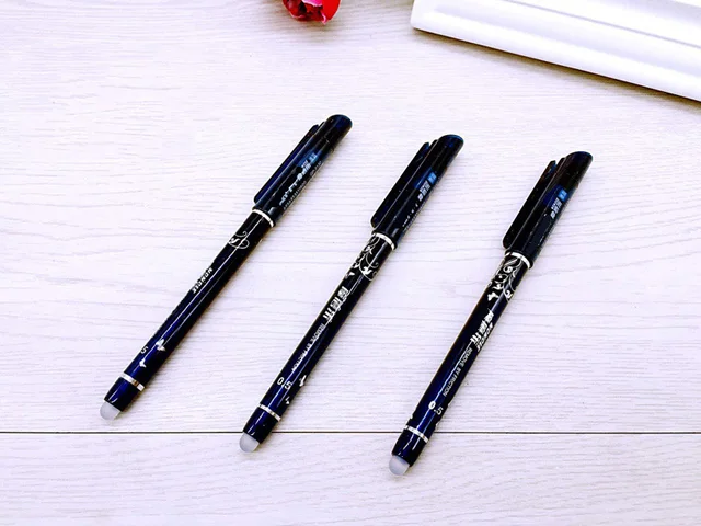 Pens Erases Writing Pen Red | Erasable Pen Blue Black Refill