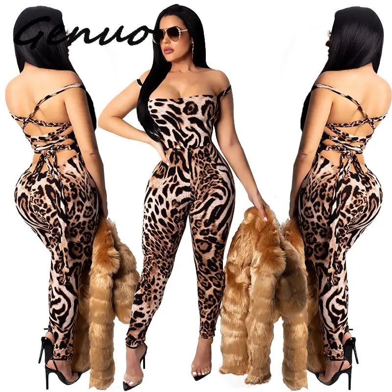 leopard full bodysuit