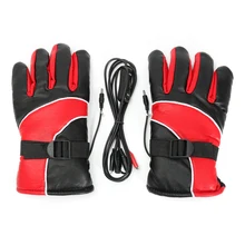 12V перчатки с электрическим подогревом, зимние перезаряжаемые теплые перчатки мотоциклетные рукавицы, Спорт контроль температуры цикл Открытый Перчатки