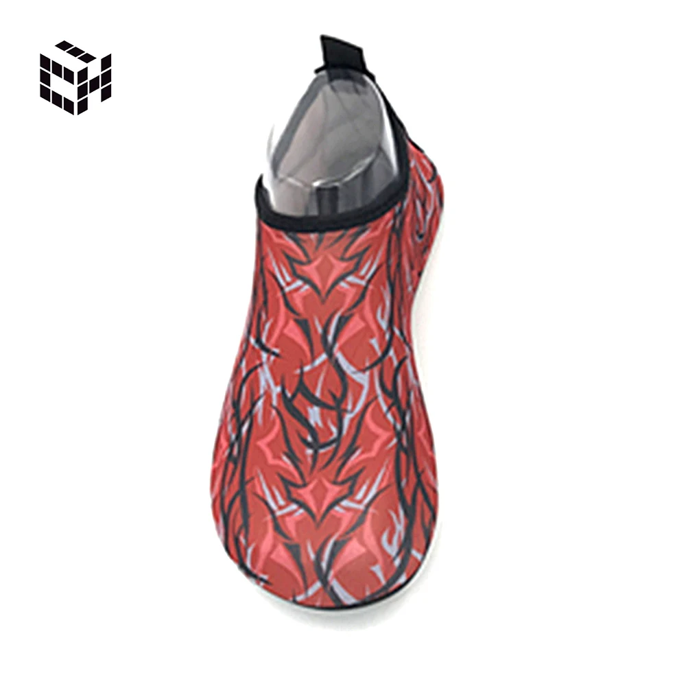 14Fashionable Beach Wade Shoes Men Women Casual Printing Fast Dry Anti Slip Tight Running Aqua Shoes