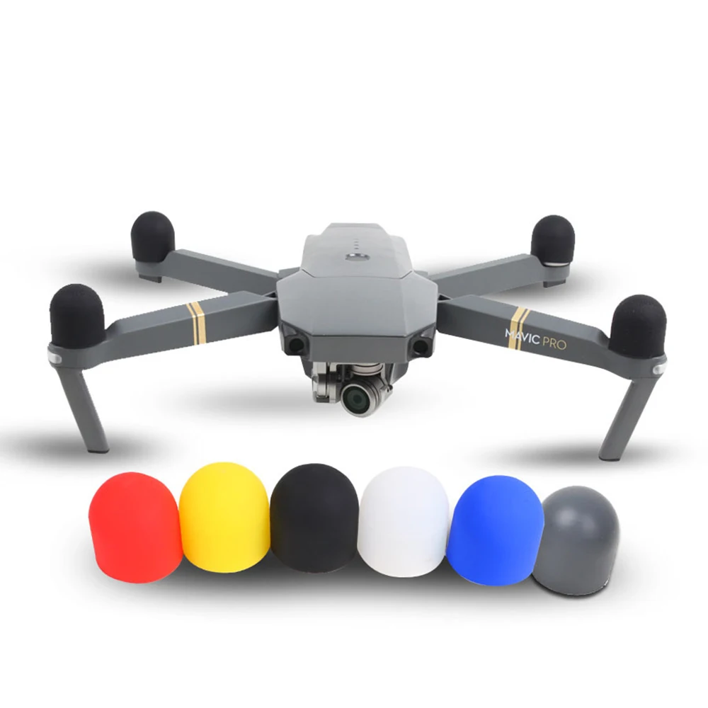 4 шт. для DJI MAVIC 2 PRO Drone Силиконовая Защитная крышка для двигателя Пылезащитная Защитная крышка Защитный защитный чехол комплекты аксессуаров