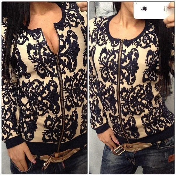printed cardigan for ladies