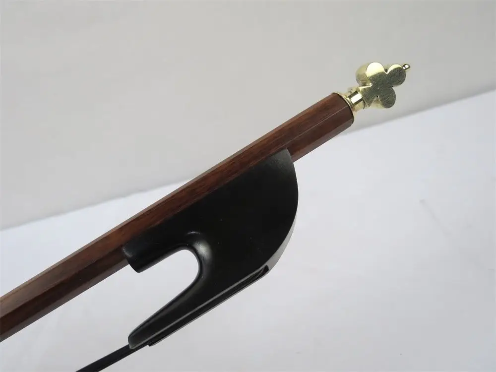 baroque style upright bass bow 3/4, black Horsehair letterwood3/4 bass bow#10241 baroque style upright bass bow 3/4, black Horsehair letterwood3/4 bass bow#10241