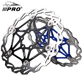 

IIIPRO Bike Disc Brake Rotors DH Ultralight Floating Disc Pads 160mm 180mm 6/7 inches for MTB Bicycle parts component