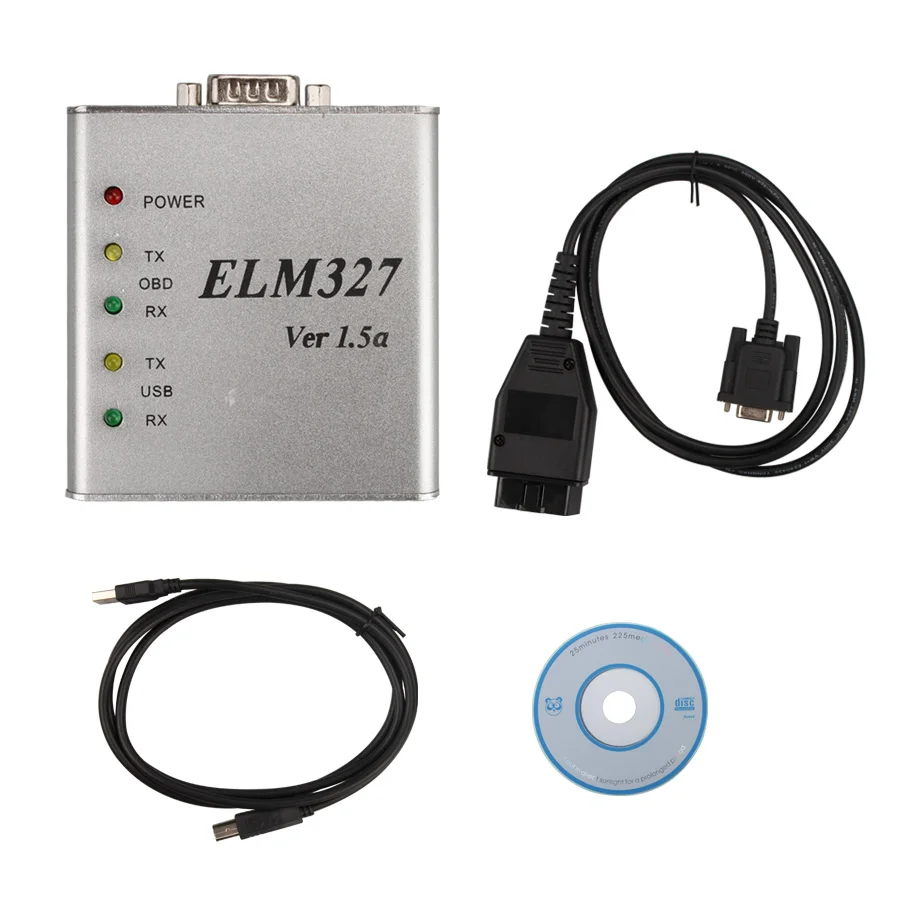 ELM327 1.5V USB CAN BUS Scanner Software Software V2.1 Supports Two