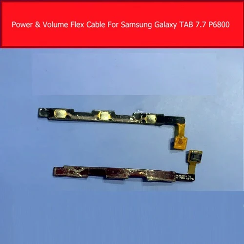 

Боковая кнопка регулировки громкости гибкий кабель для Samsung Galaxy TAB 10. 0 GT-G6800 P6800 уменьшение и увеличение громкости гибкая лента запасные части