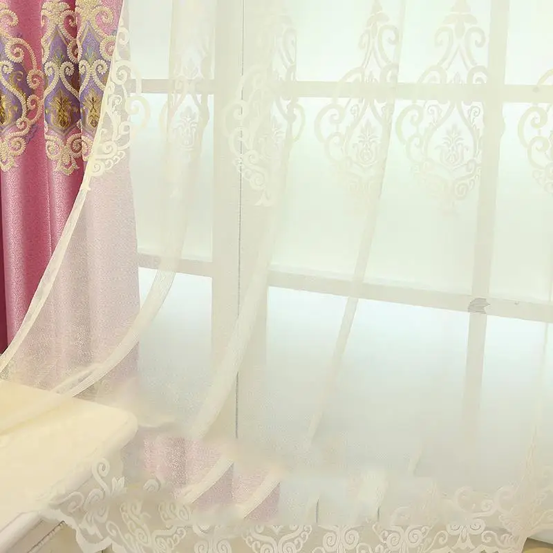 Кухня Visillos Dormitorio модерн Firanki Na Okno Pour Le Salon Rideaux Cortinas De Luxo Para Sala роскошные шторы - Цвет: Number 7