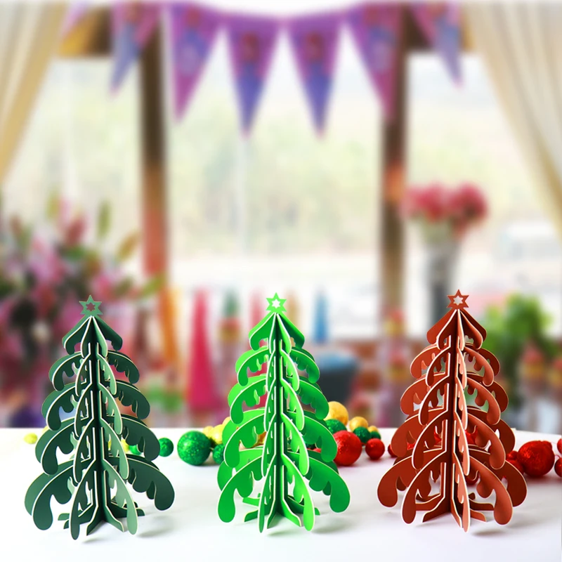 aliexpresscom buy artificial new year gifts diy 3d handmade paper christmas tree placed in the desktop home decor christmas decoration kids gifts from - Handmade Paper Christmas Decorations aliexpresscom buy artificial new year gifts diy 3d handmade paper christmas tree placed in the desktop home decor christmas decoration kids gifts from - Handmade Paper Christmas Decorations