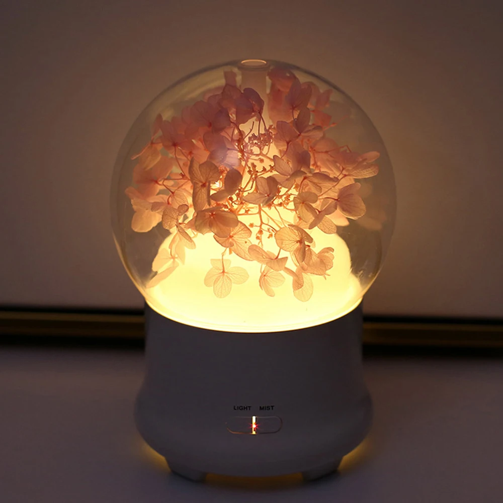 

100ml Aromatherapy essential oil diffuser air humidifier with colorful LED lights for household ultrasonic cold fog air purifier