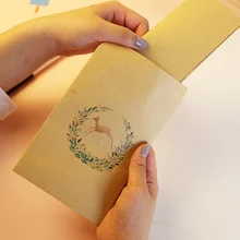 50 крафт бумажные конверты карты 110 мм x 160 мм 110gsm переработанное волокно