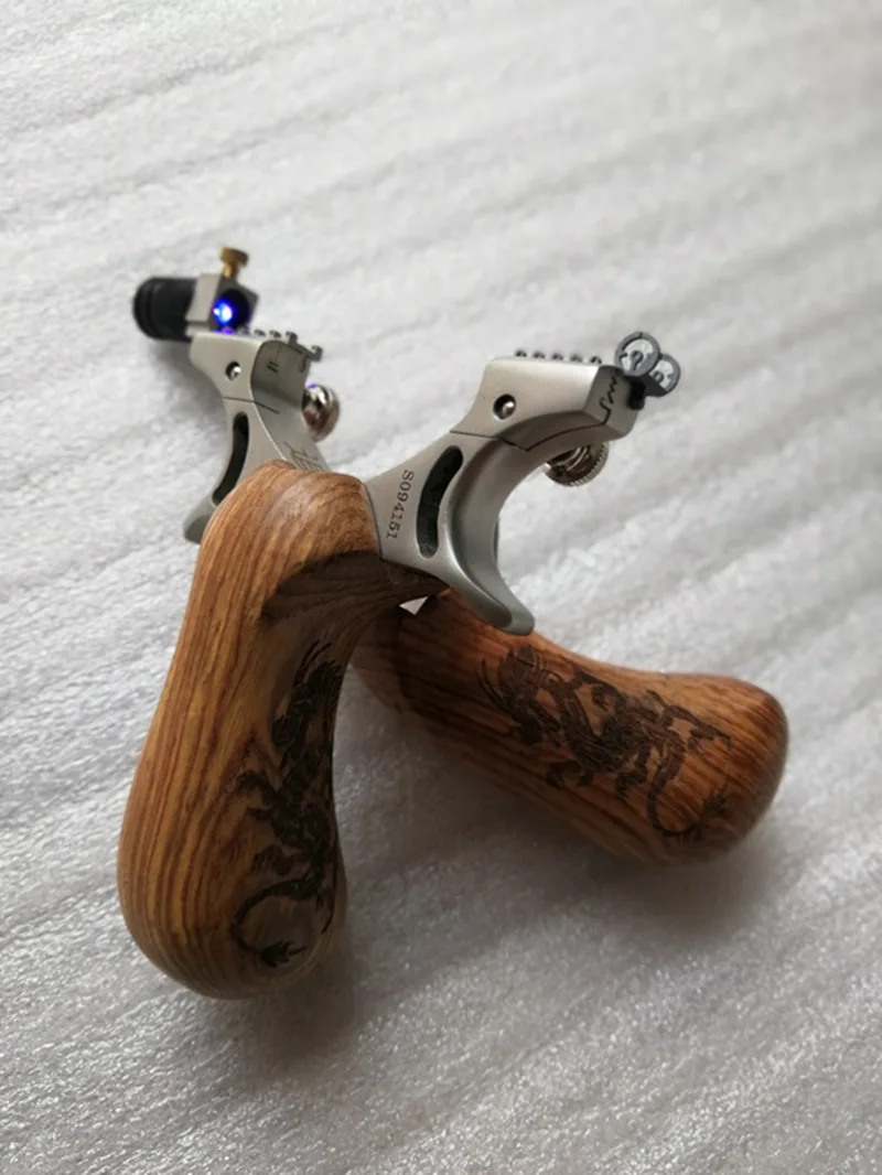 Hunting Sling Shot Stainless Steel Slingshot Catapult Outdoor Hunting