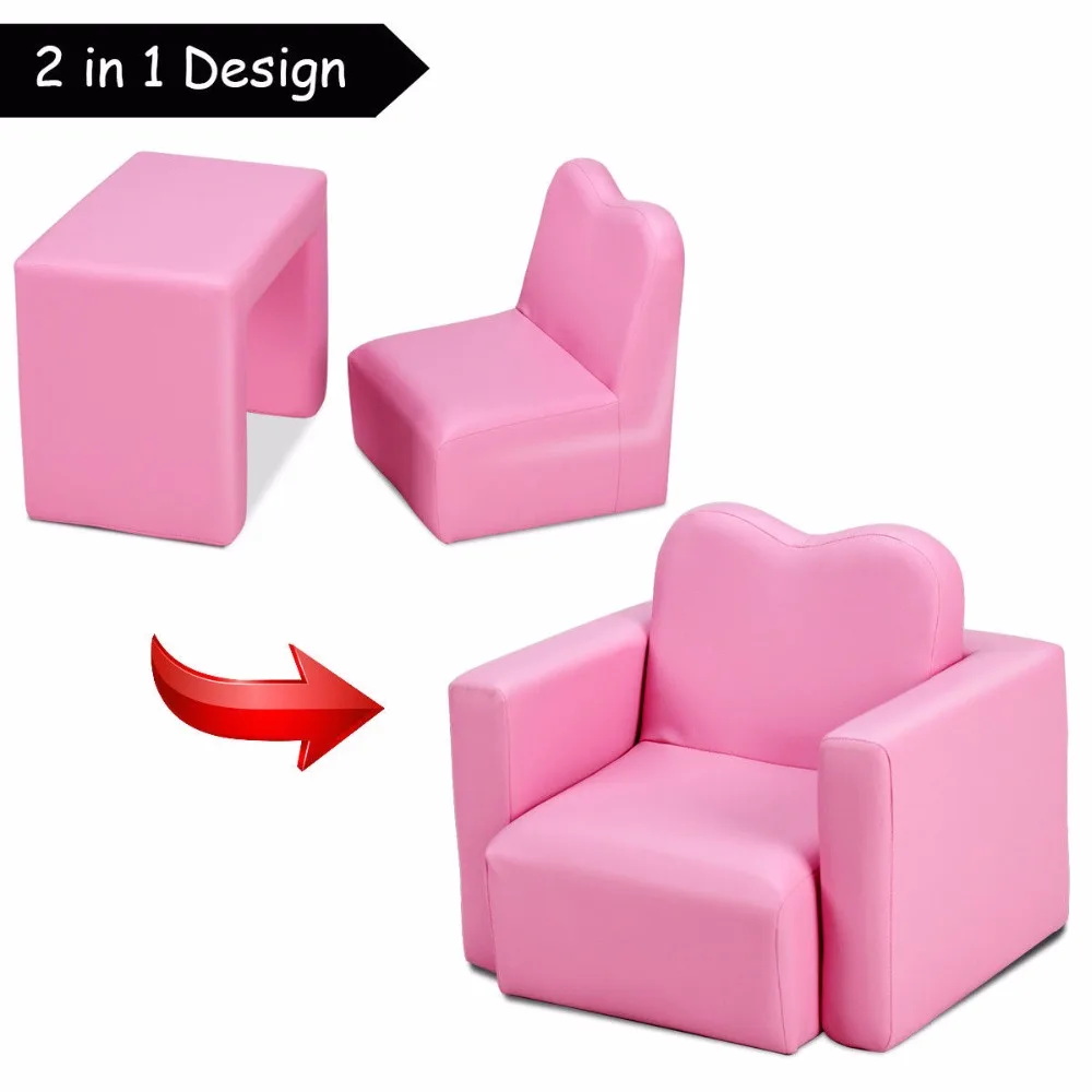 Giantex Multi-functional Kids Armchair Sofa Table Chair Set Gift Living Room Boys Girls HW58619BL Giantex Multi-functional Kids Armchair Sofa Table Chair Set Gift Living Room Boys Girls HW58619BL