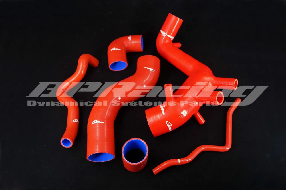

Silicone Turbo Intake Hose / Pipe / Tube Kit Red FOR VW Golf IV / BORA 1.8T