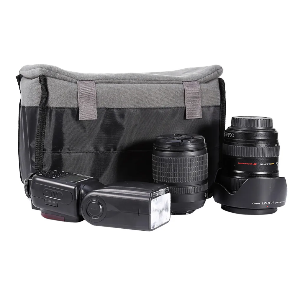Портативная камера вставка Мягкий Чехол Сумка для DSLR складной разделитель перегородка защитная сумка-чехол серый