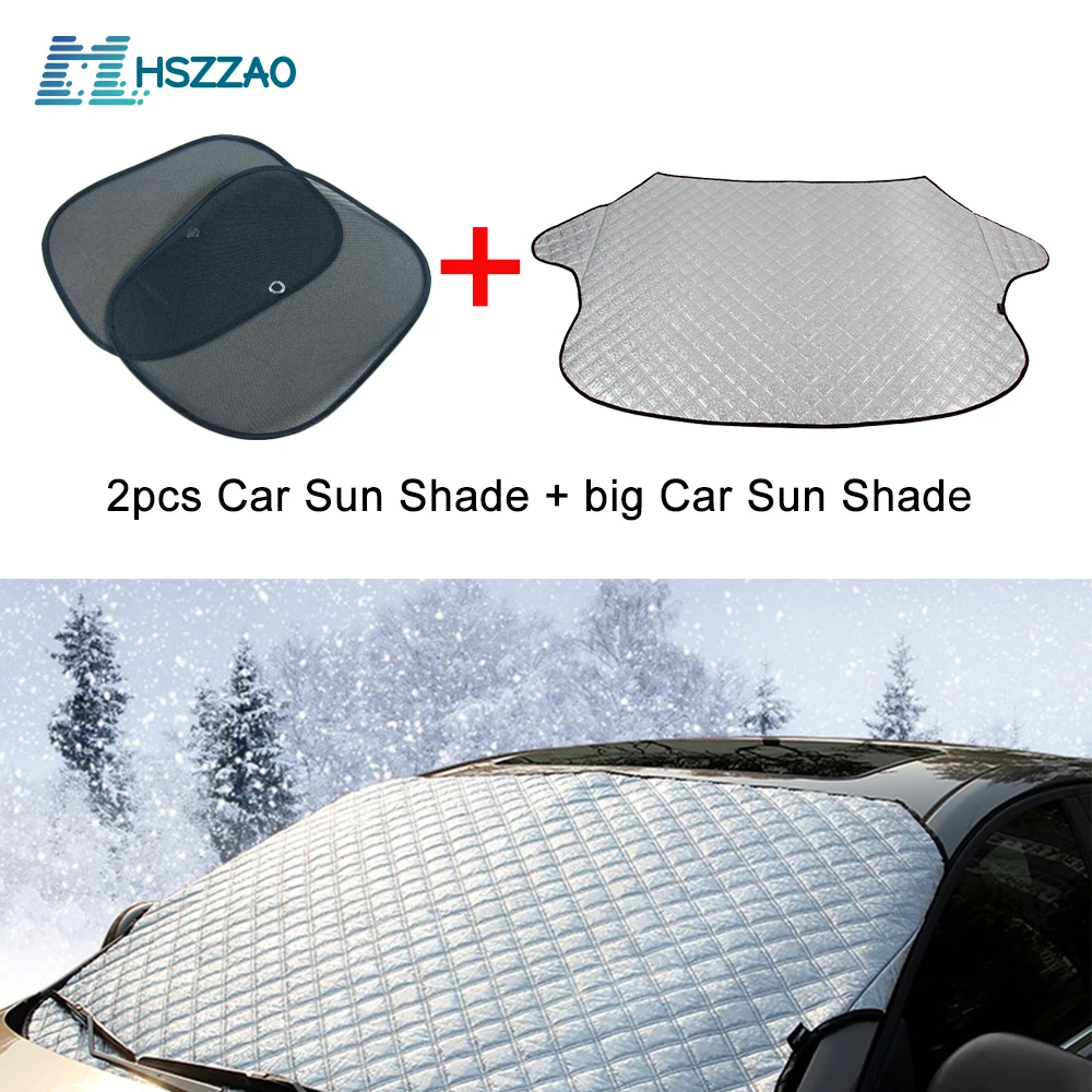

Car Windshield Cover Universal Car Windshield Rain Ice Snow Cover Sun Shade Sunshade Protection Auto Car SUV Cover