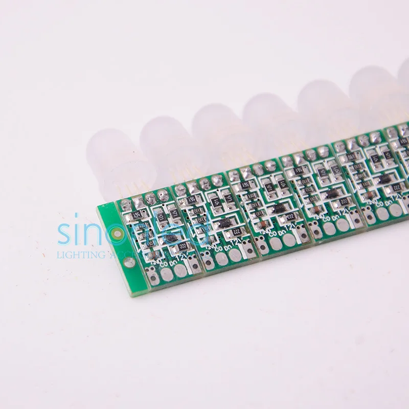 20 шт. 14 мм * 8 F8 DC12V WS2811 IC диффузный RGB светодиодный s для Pixel Светодиодный светильник