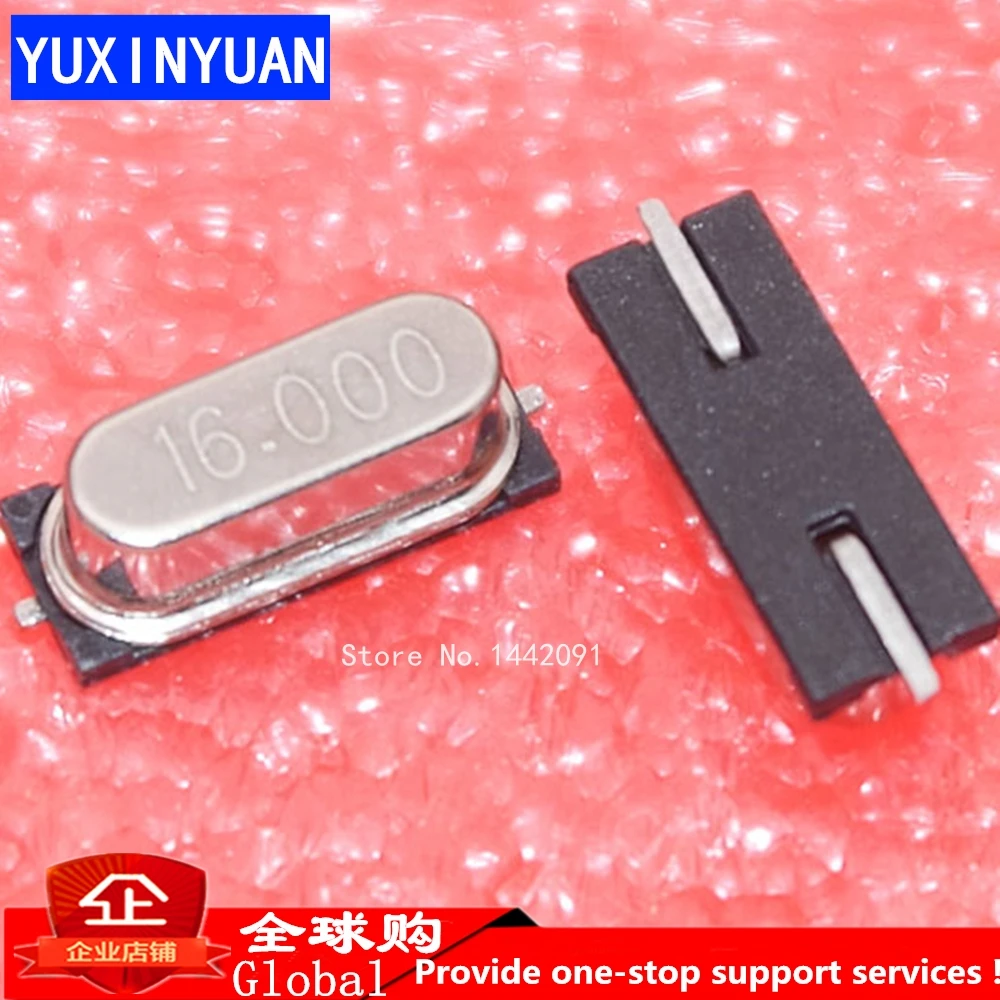 Пассивные кристаллы 49 SMD 100 шт./лот 16 МГц 000 м | Обустройство дома